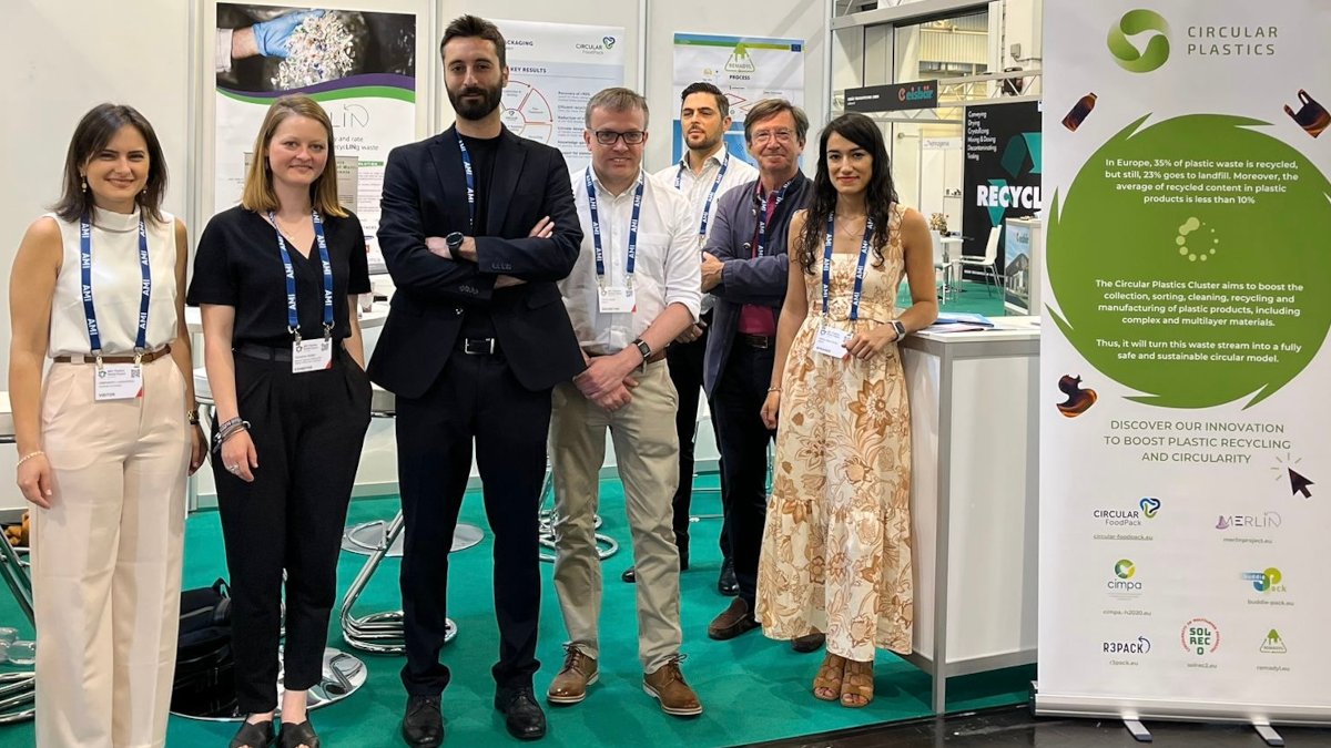 📣#CIRC_FoodPack was live at the Plastics Recycling World Expo in Essen 🇩🇪!  
💡Visitors learned how #eufunded projects work together within the Circular Plastics Cluster to bring forward the circular use of #flexiblepackaging.♻️ #circulareconomy 
#circularplastics