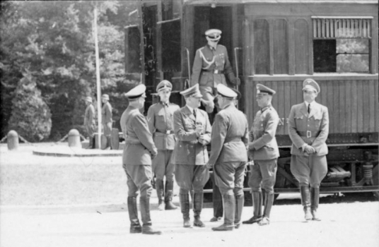 21 June 1940: Adolf Hitler visits #Compiègne, France and the railcar where the 1918 armistice ending #WWI was signed and where he would force #France to sign the armistice, officially ending France's participation with the Allies during World War II. #ad amzn.to/3hSXI35