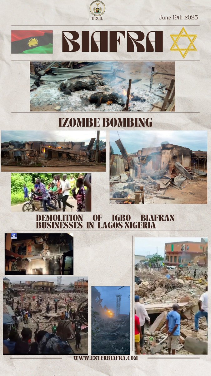 The Prime Minster of the Biafra Republic Government in Exile has announced a counter attack measures in self-defence, following the bombings of Izombe town in Biafra territory by the terrorists in uniform @HQNigerianArmy sponsored by the @10DowningStreet amalgamated terrorist…