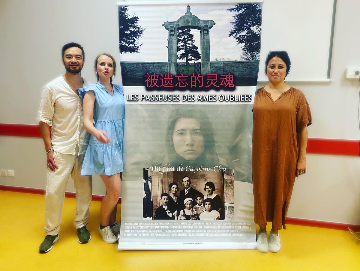 Fantastic screening of my 2 documentary films about the Chinese workers of WW1 in Paris thanks to @ajcf_fr association des jeunes chinois de France #ChinoisdeFrance @Asiagora_1901 #DiasporaChinoise #DevoirDeMémoire #Héritage #AJCF #Mairiedu13