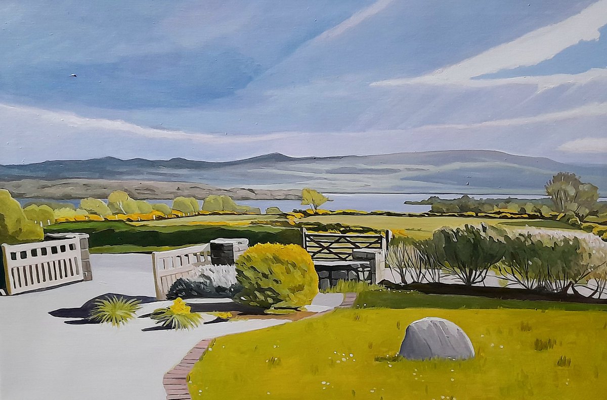'Lough Melvin' my latest commission is now completed and ready to be shipped. #bundoran #ballyshannon #Donegal     
#commission