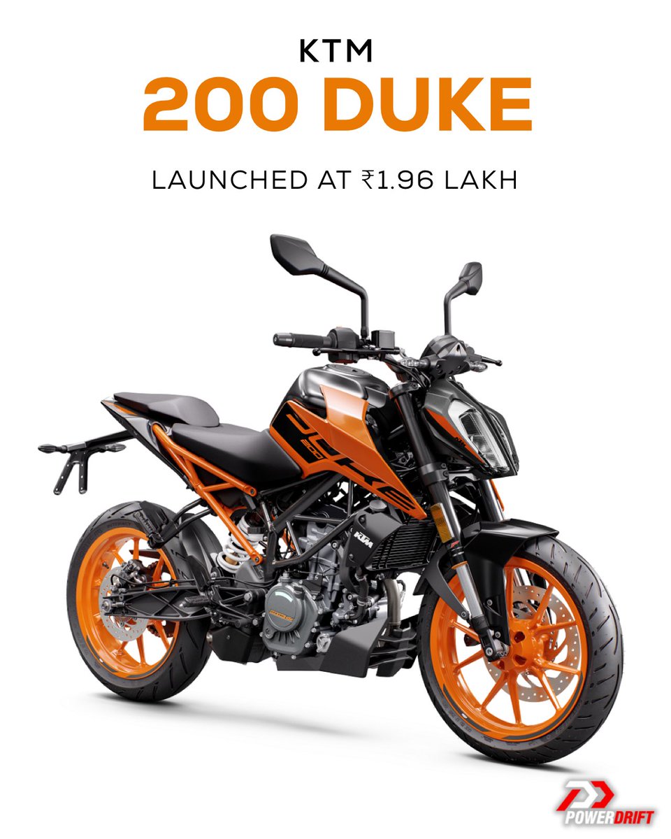 PowerDrift's tweet photo. LEDs! The Duke 200 gets LEDs!!
…And that’s it. Aside from the new headlamp, and the ₹3,155 dearer price tag, the Duke 200 remains unchanged
#PDArmy - agree with keeping it simple or should more stuff have been thrown in?
@India_KTM
#PowerDrift #ktmduke200 #duke200 #ktmduke #ktm #duke