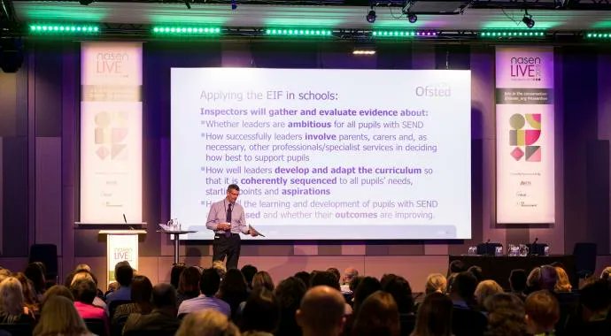 We can't make it this year but don't forget about this year's @nasen_org Live conference 2023!

7th July 2023, Birmingham

The conference hosts unmissable workshops and panels as they return for another essential SEND event, themed ‘SEND and Beyond.’ 

buff.ly/3BUzvo2