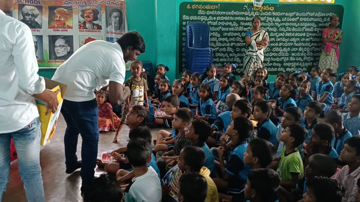 john_muckell's tweet image. Celebrating Rahul Gandhi Jii Birthday Celebration at School Children&apos;s in Vijayawada City 
@PeterJoseph1989 Anna 
NTR District President-Youth Congress
