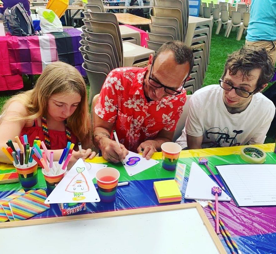 CambridgeGreens's tweet photo. We had a great time @CambridgePride on Saturday, getting to speak to LGBTIQA+ residents and allies!
We also loved everyone’s artwork especially those who designed their own pride flags! 🏳️‍🌈🏳️‍⚧️💚 https://t.co/inWpvV7IND
