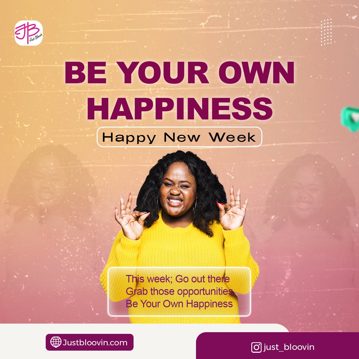 This week;
Go out there
Grab those opportunities
Be Your Own Happiness.

#justbloovin #ibloov #silentdiscoheadset #360camera #photobooth #beyourhappiness