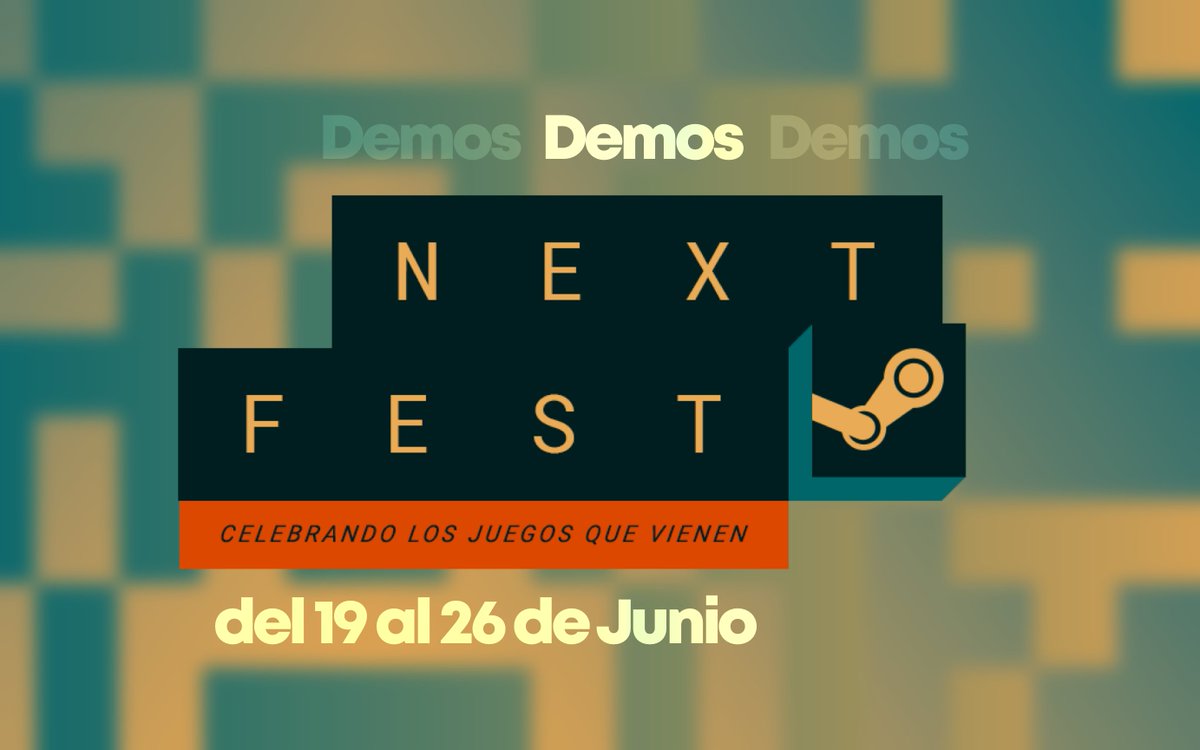 ✦ 𝗦𝗧𝗘𝗔𝗠 𝗡𝗘𝗫𝗧 𝗙𝗘𝗦𝗧 ✦
Del 19 al 26 de Junio

Esta semana se celebra el festival donde habrá MUCHÍSIMAS DEMOS disponibles, incluidos juegos presentados hace unos días. Si no os sale la opción de demo esperad un poco.

Aqui va el mega hilo ⬇️ 
(se irá actualizando)