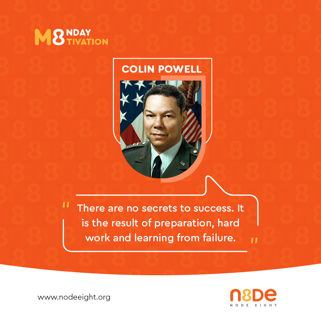 There is no secret formula for success. It blooms from dedication, relentless effort, and embracing failure as a stepping stone.

#MondayMotivation #nodeeight #DigitalInnovationHub