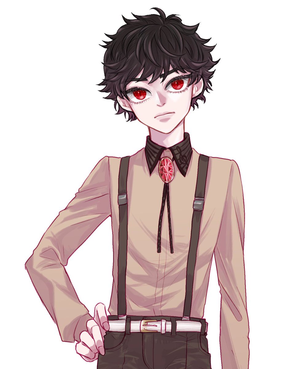 「我、髪の毛もさもさ男子が好き好き侍と申す者…」|弥🦁🐲👑💀のイラスト
