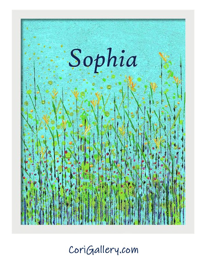 wildflower art print with name Sophia from CoriGallery.com

shop:  corigallery.com/featured/wildf…

#Sophia #babyName #nurseryDecor #aYearForArt #BuyIntoArt #babyShower #showerGift #giftIdeas #birthdaygirl  #birthdayGift #wildflowers