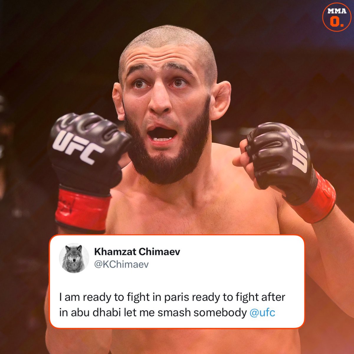 Khamzat Chimaev wants a fight in Paris in September and Abu Dhabi in October 👀