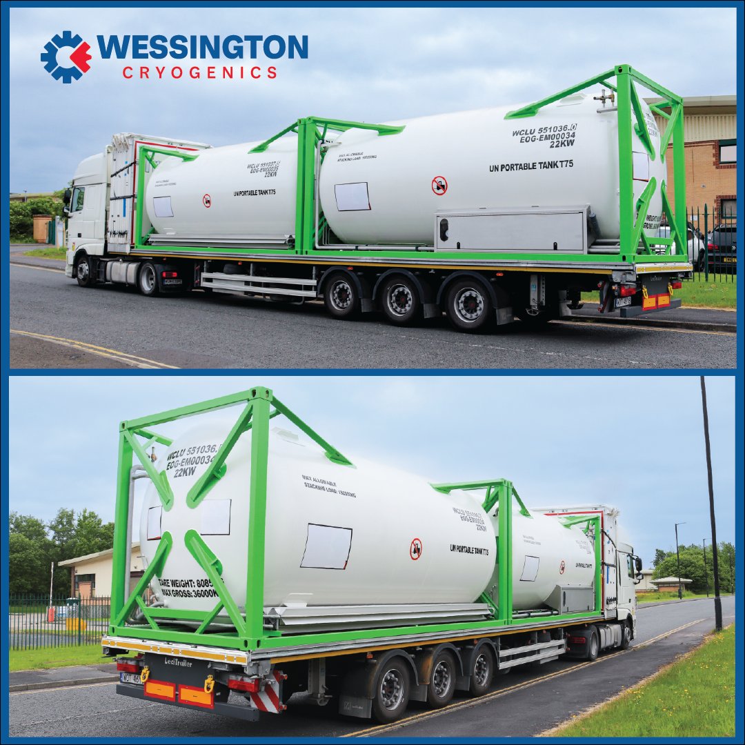 The Isovac 20, designed to give maximum carrying capacity whilst maintaining very attractive holding times. Built to carry liquified products like LIN / LOX / LAR / LC02 / LNG / LN20 by Road, Rail and Sea. Manufactured to ASME or EN standards, these tanks can operate globally.