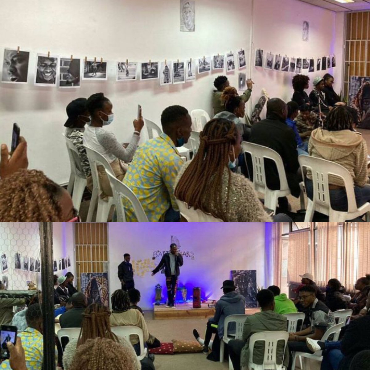 I also spearhead a womanist movement called Shee which is aimed at achieving the equality of the sexes through the creative arts and currently host an annual event called Battlescars and Healing which promotes mental health through creative expression