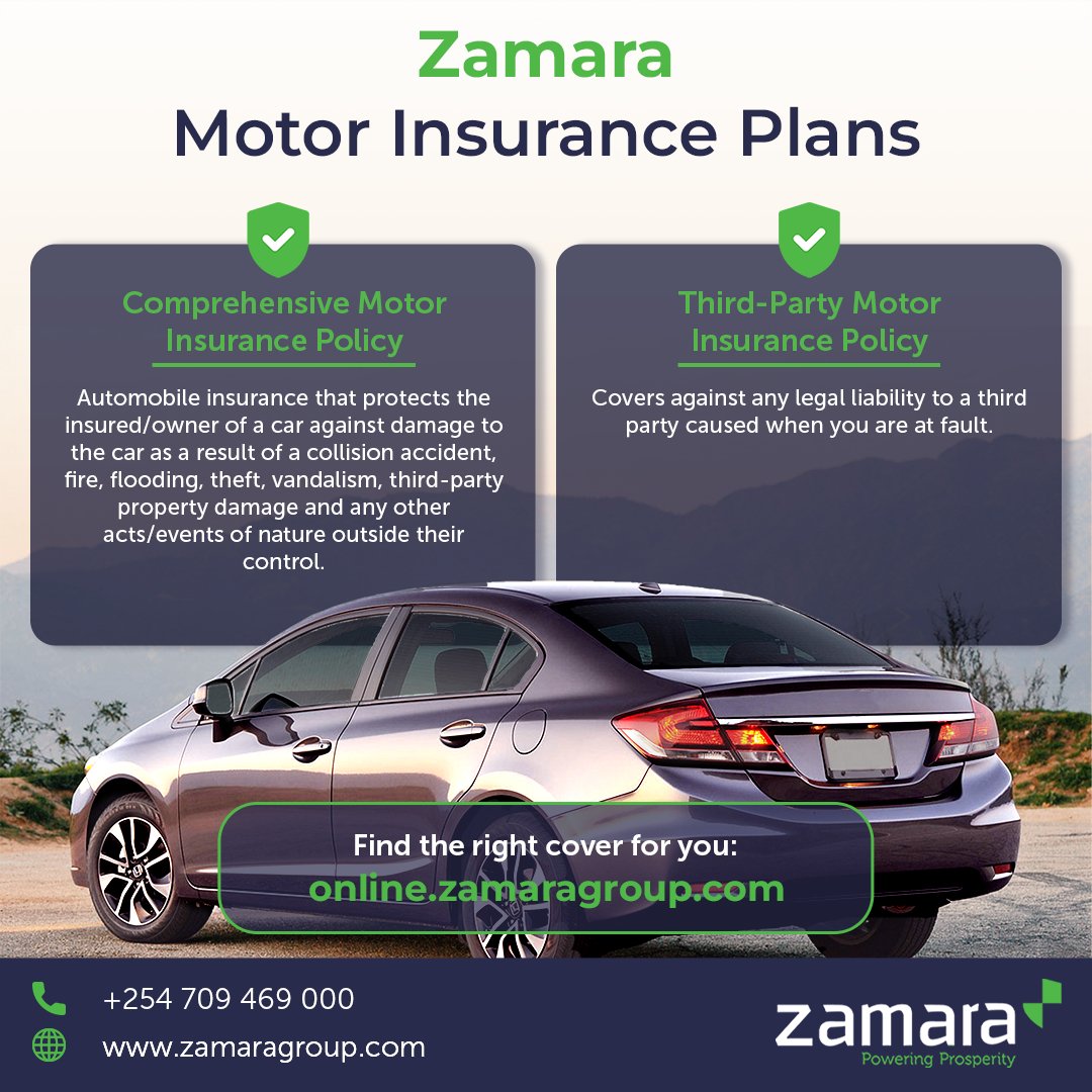 Zamara_Ke's tweet image. Wondering about comprehensive vs. third-party motor vehicle cover? It's vital to know what each offers for road protection.

Choose wisely with our expert guidance. 
Visit online.zamaragroup.com or call 0709 469 000 today!

#MotorInsurance #ComprehensiveCover #ThirdPartyCover