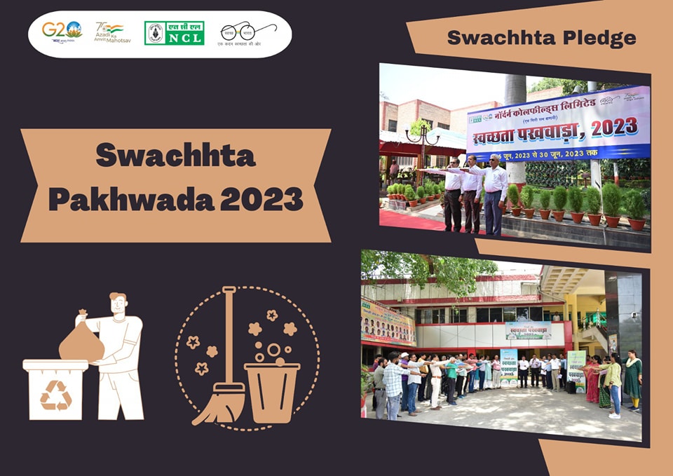 Taking a stand for cleanliness & celebrating the #SwachhtaPakhwada2023 under the ' Swachh Bharat Mission'.
#SwachhBharat
#MyNCL