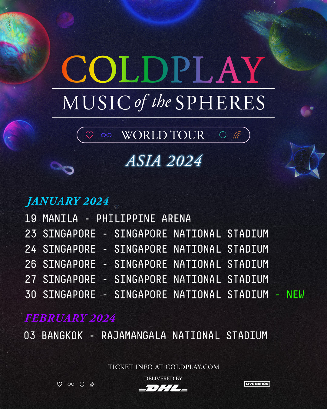 Coldplay Tickets 2025 Deutschland