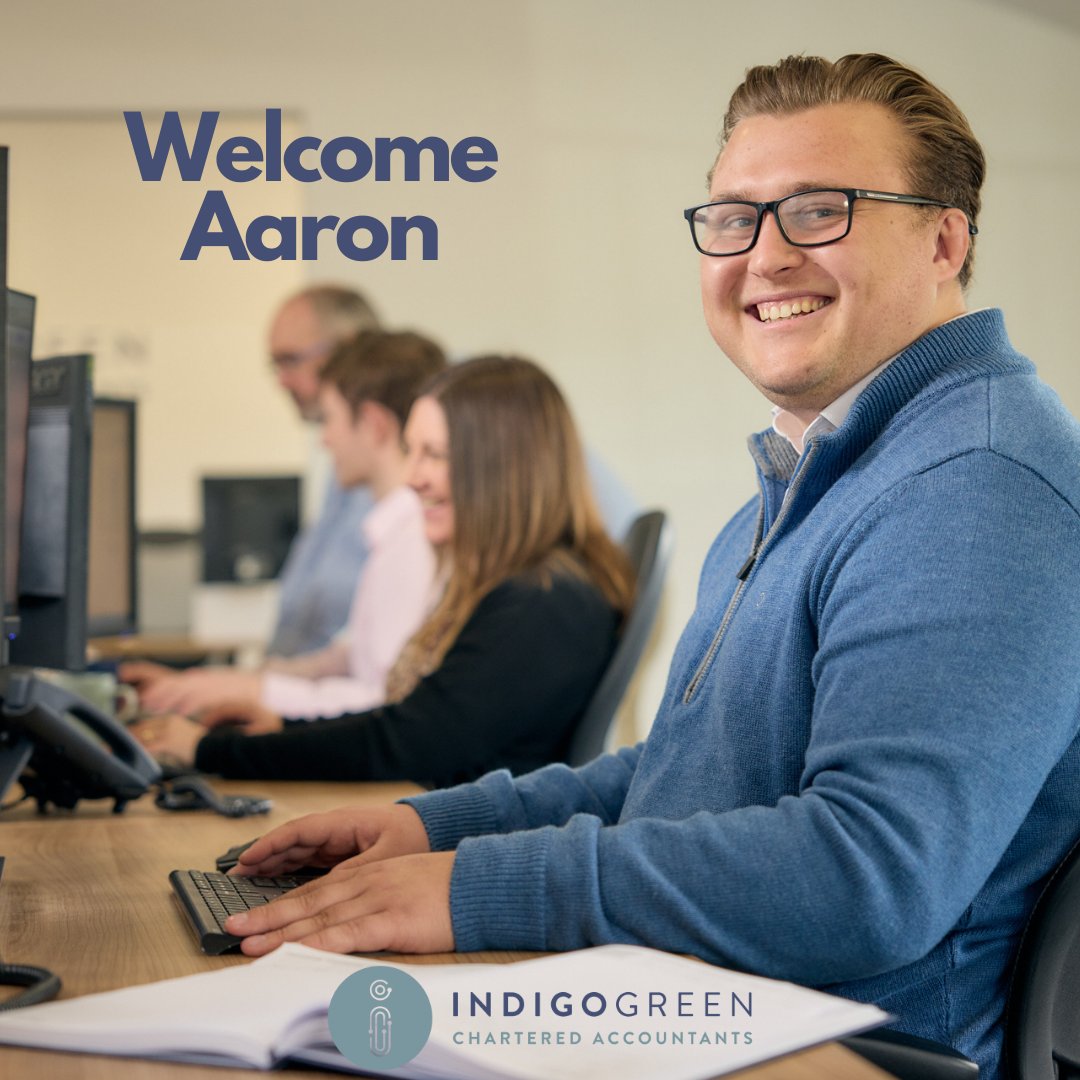IndigoGreen_'s tweet photo. We've recently welcomed Aaron to the Indigo Green team. He joins us as an Accounts &amp; Tax Senior looking after a number of our clients. 

#team #welcome #newbie #indigogreenaccountants https://t.co/jUO4OpmEu2