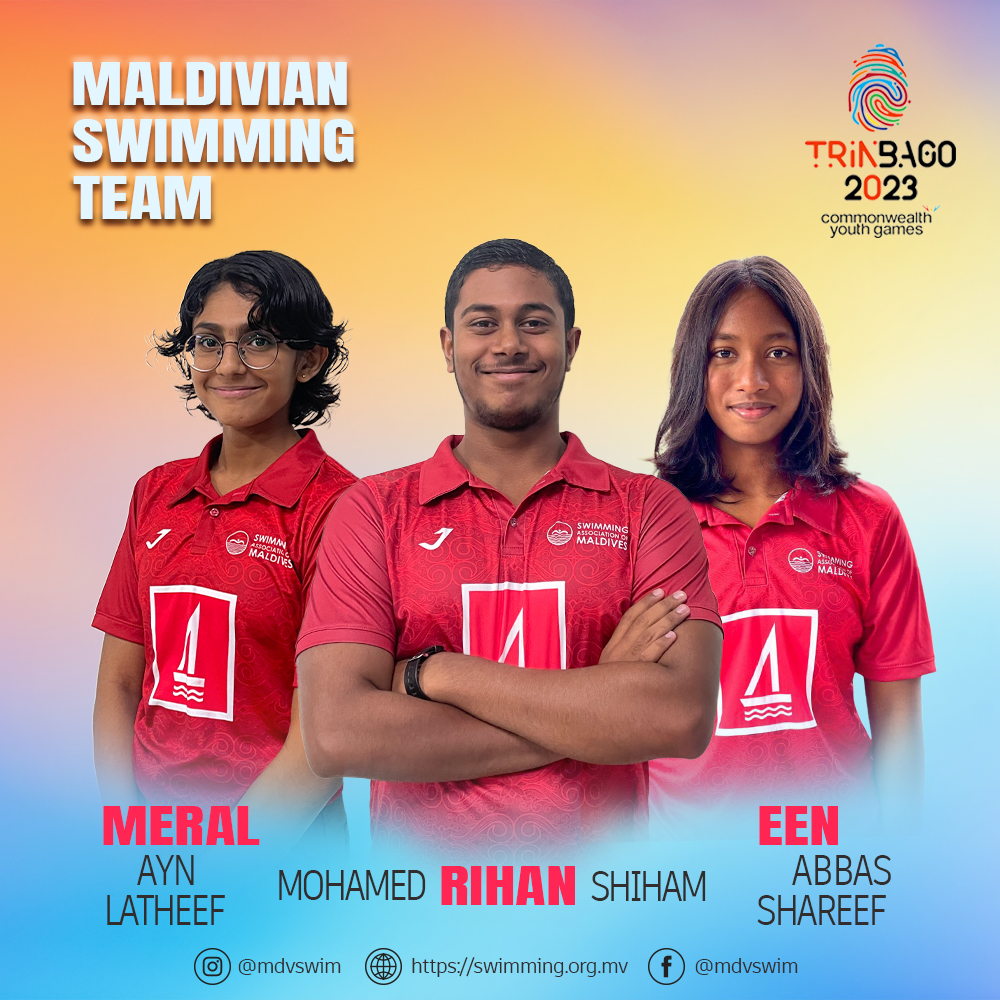 Maldivian Swimming Team for VII Commonwealth Youth Games 2023 announced. swimming.org.mv/6591/