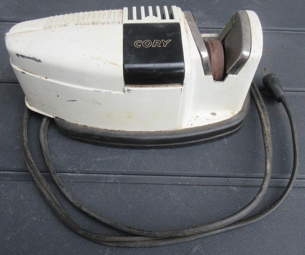 Rustic Relics on Twitter "Vintage Cory Electric Knife Sharpener Model