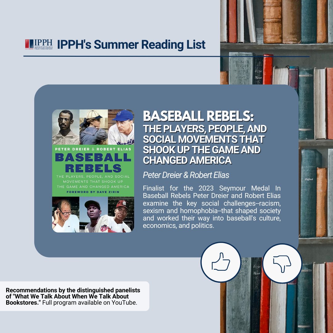 Looking for a great read this summer? We've got you covered! 

To learn about the impact of DC bookstores w/ guests Shirikiana Gerima, Michael Lally, @andyshallal, & Richard Peabody, view IPPH's program here: youtube.com/watch?v=osyAUL…

#ipph #truthtelling #changingthenarrative #dc
