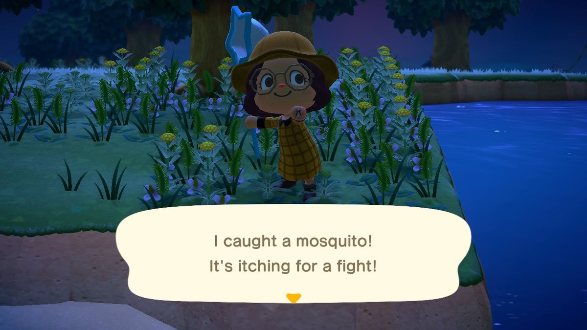 Got bit by a mosquito tonight. #AnimalCrossing #ACNH #NintendoSwitch