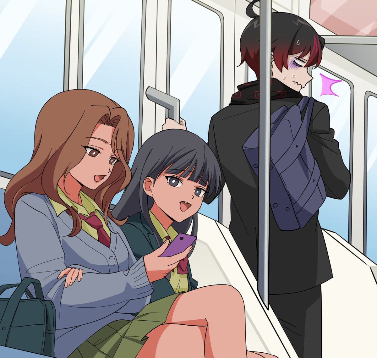 ショート公開しました！ 私立パラの丸高校とのコラボ動画です！ カゲが