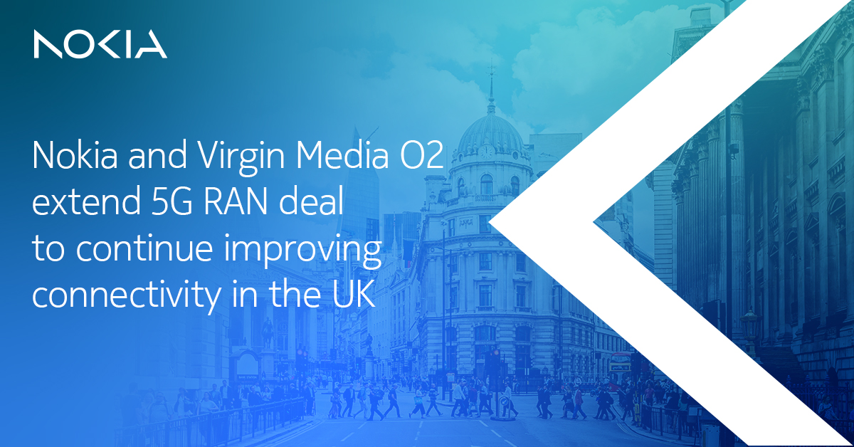 This three-year #5G RAN deal marks our long-standing partnership with <a href="/VMO2News/">Virgin Media O2 News</a>. Our #AirScale Habrok Massive MIMO radios and baseband units will enhance the performance and improve the energy efficiency of O2's network.

Read more: nokia.ly/448OsPh
