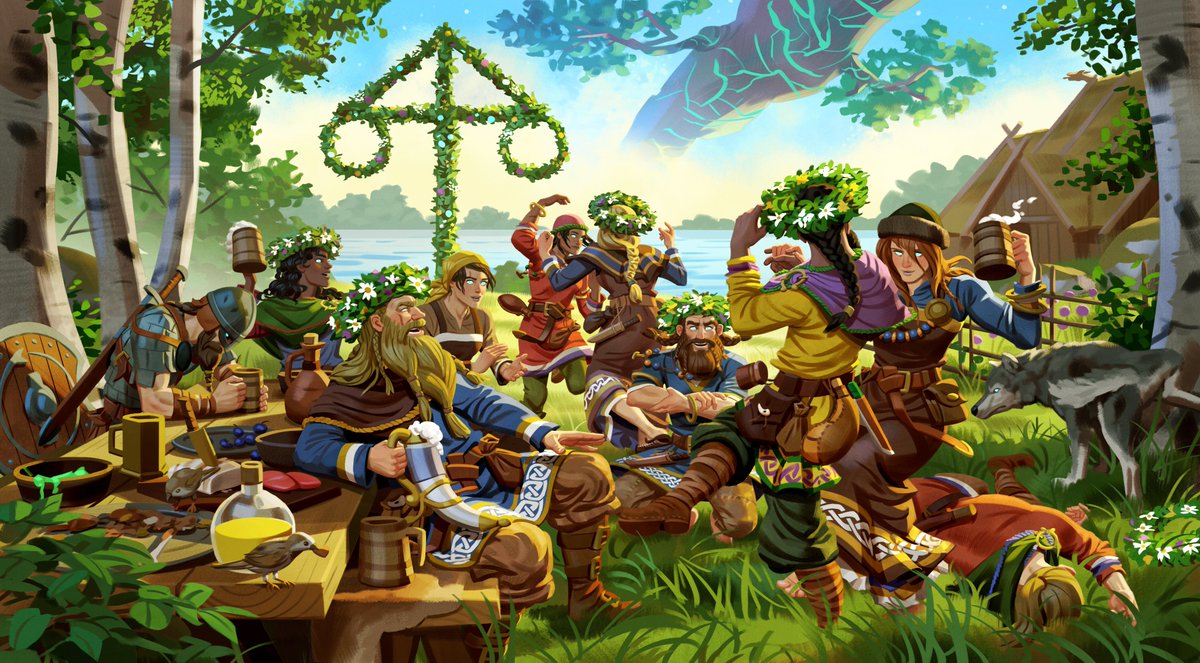 Valheim 🌟 on Twitter "In the far north you must celebrate the peak of summer, the time of the