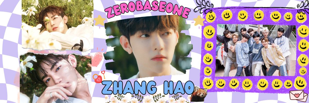 My first Twitter header design for ZhangHao. Planned to a 3rd one to celebrate Hao’s debut 🥰🥰

#ZHANGHAO