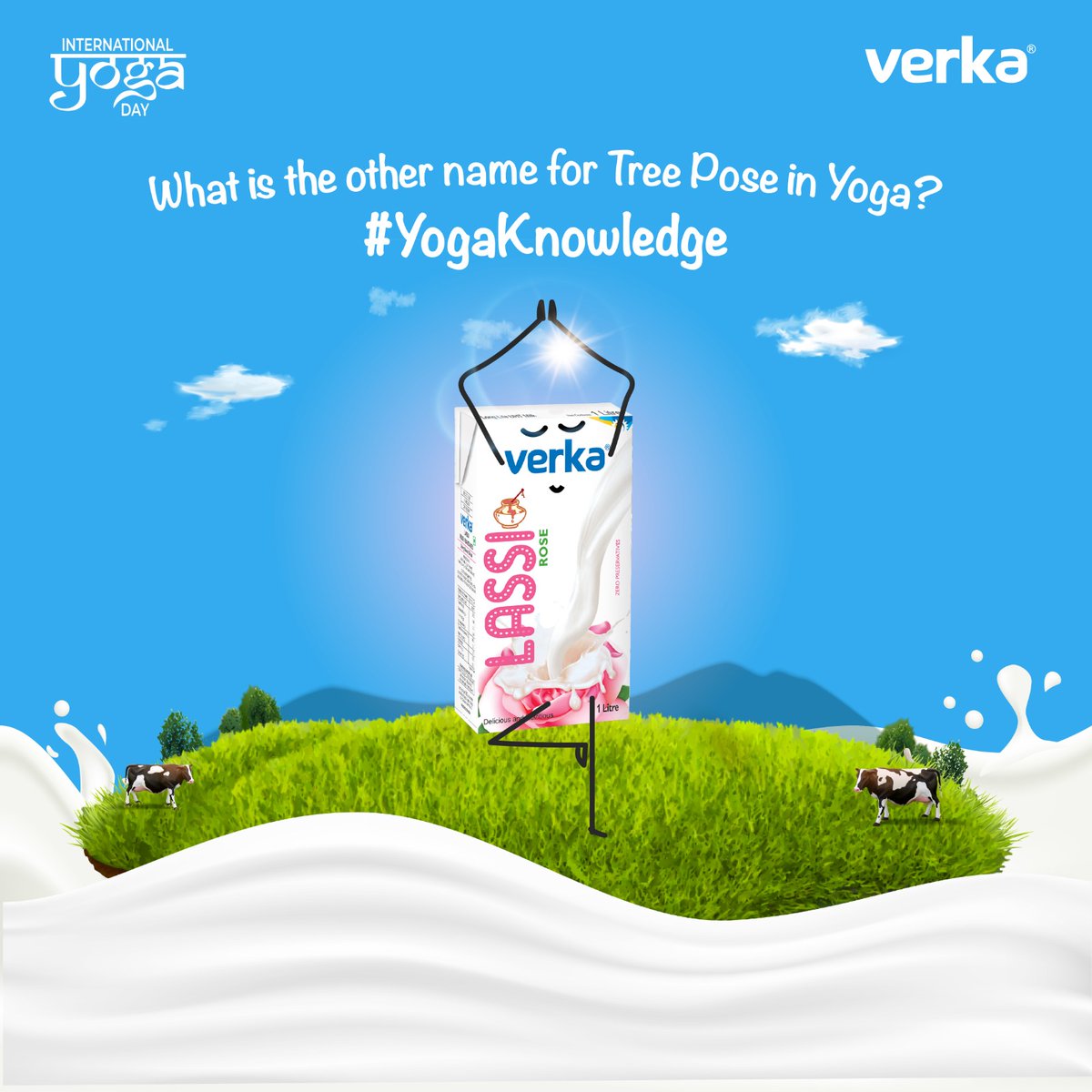 Verka_Coop's tweet photo. Share with us your Yoga knowledge. The Tree Pose!
Rooted in tranquility and strength, this iconic yoga posture calms and relaxes the central nervous system and stretches the entire body.
#YogaKnowledge #YogaDay #InternationalYogaDay https://t.co/2DHwqgq6Cv