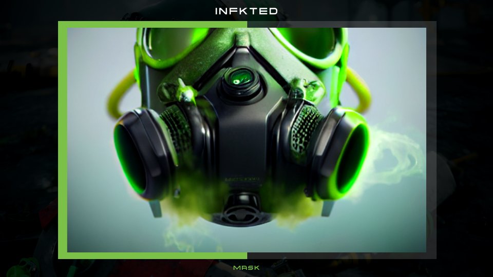 Attempting your trek to the INFKTED Testing Facility?

➡️Well, you'll need one of these then...

#INFKTED #MASK #Airdrop #SupplyItem #Gamification #SolanaNFTs
