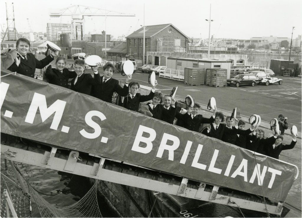On This Day RN (@onthisdayrn) on Twitter photo #OnThisDay 1990 the first women to serve as ship’s company in a <a href="/RoyalNavy/">Royal Navy</a> ship joined the Type 22 Frigate, HMS BRILLIANT <a href="/HMNBDevonport/">HMNB Devonport</a>
<a href="/womenindefence/">Women in Defence UK</a>
<a href="/navy_women/">Naval Servicewomen's Network</a> #OnThisDay 1990 the first women to serve as ship’s company in a <a href="/RoyalNavy/">Royal Navy</a> ship joined the Type 22 Frigate, HMS BRILLIANT <a href="/HMNBDevonport/">HMNB Devonport</a>
<a href="/womenindefence/">Women in Defence UK</a>
<a href="/navy_women/">Naval Servicewomen's Network</a>