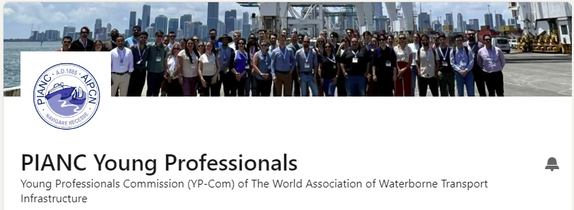 PIANC1's tweet photo. Want to know more about what keeps the PIANC Young Professionals busy?
👉 Join their brand-new LinkedIn page at https://t.co/g0MF1l0EYi
An ideal opportunity to learn more about PIANC YP-Com's activities and to expand your network!
#pianc #ypcom https://t.co/iVnMl9vYiS