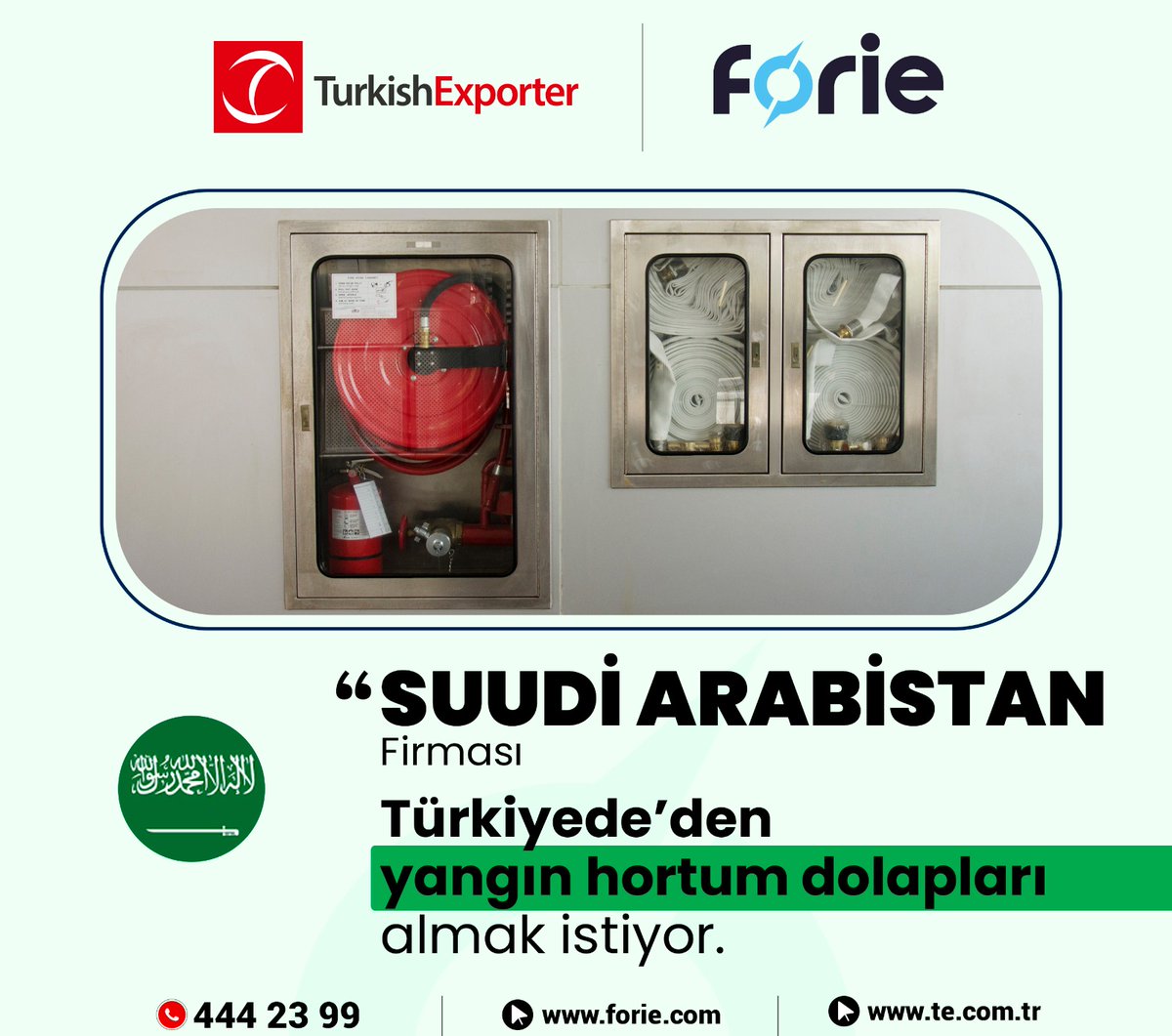 Suudi Arabistan firması, Türkiye'den yangın hortum dolapları almak istiyor

📌 t.ly/88gN 

#ihracat #ithalat #export #import