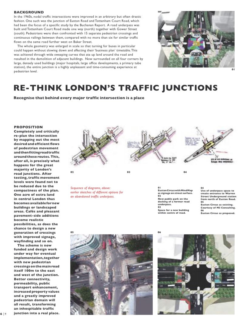 @BrentToderian @LiorSteinberg Attended a seminar in 2008 w/ sir Terry Farrell. He talked to architects about placemaking (“the place is the client”). His career had reached latter stages and one of his latest & to him most rewarding projects was the redesign of traffic junctions in downtown London.