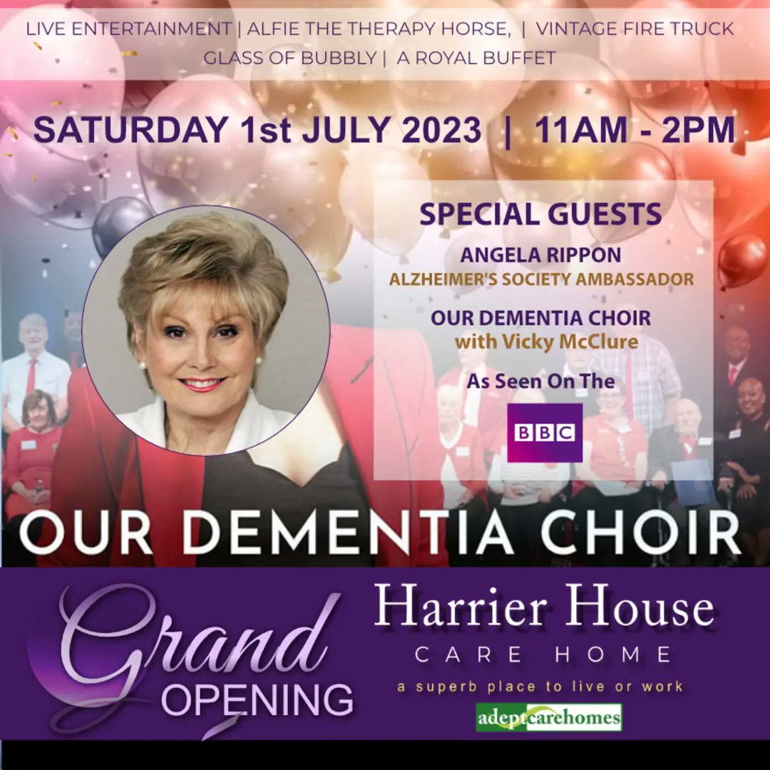#nottingham #hucknall #vickymcclure Harrier House Care Home Open Day. 

Everyone welcome. Please RT