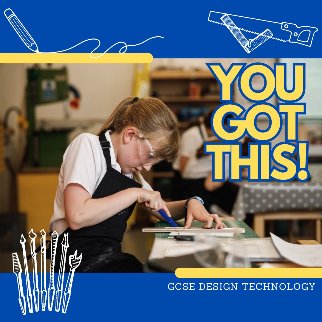 Good Luck to all our Year 11 students sitting their GCSE Design Technology Exam this morning! #MSJcommunity #goodluck #GCSEdesigntech