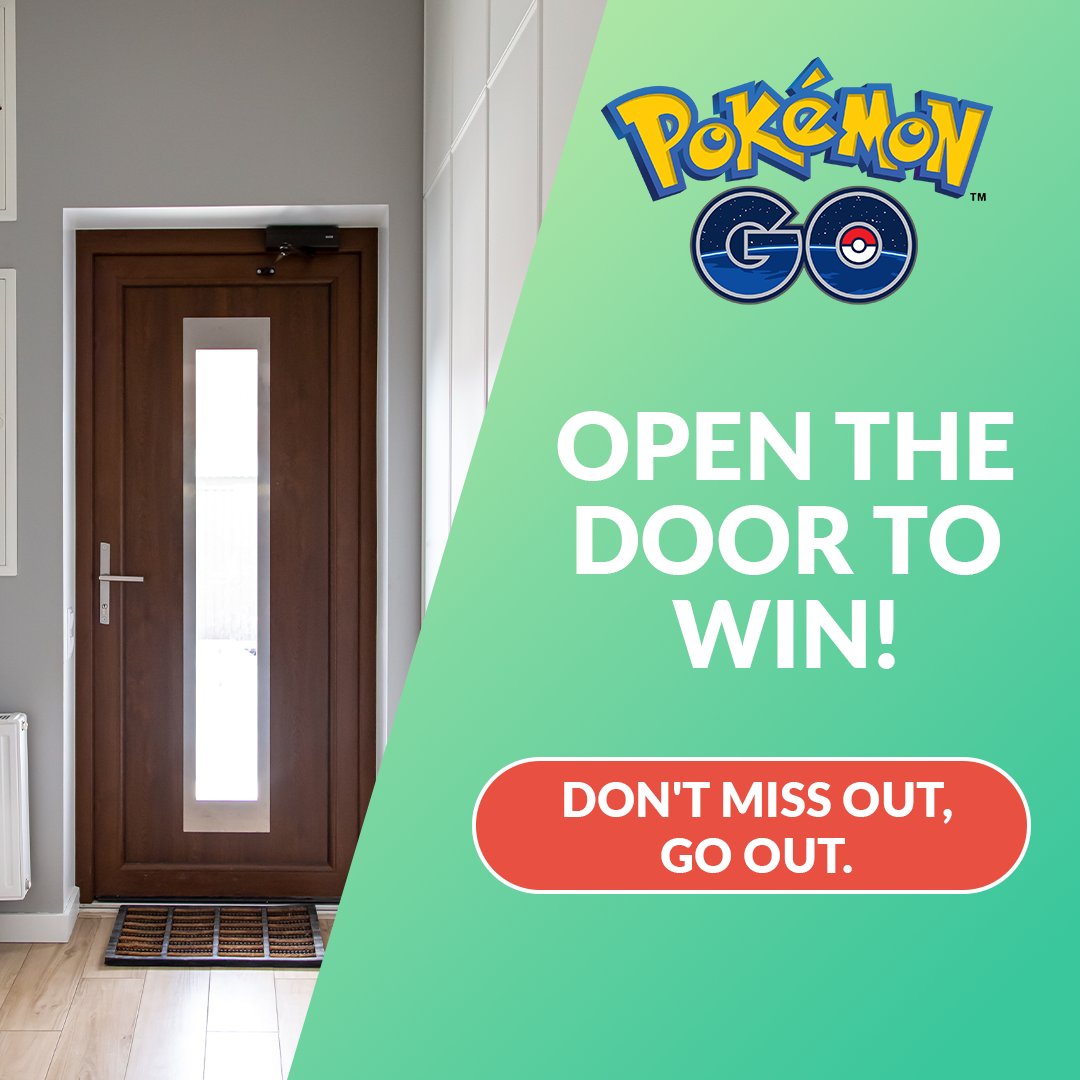 pokemongoappuk's tweet image. New door, new chance for a surprise! Get ready for great #PokemonGO adventures... 🏃‍♀️🏃🏃‍♂️🚪 With 100 comments under this post, the door will open and with a bit of luck you&apos;ll get a surprise. ❤️ Let&apos;s GO!
#DONTMISSOUTGOOUT