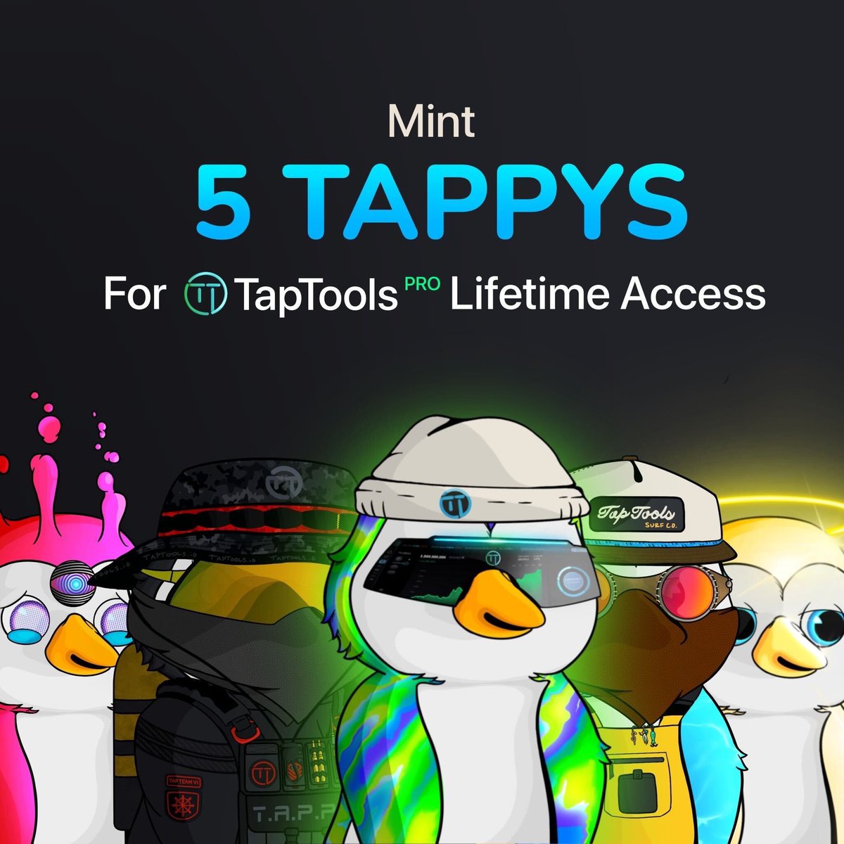 stablecoinada's tweet photo. ⭐️ Congratulations Giveaway ⭐️

A huge congratulations to our friends at @TapTools on the sell out of their Tappy NFT collection 🎉👏🏼

@TapTools have been instrumental in making meme tokens a reality on Cardano, and we want to acknowledge everything they’ve done for the space so far … ❤️

To celebrate, and to say thank you from the @stablecoinada team, we’re giving away two prizes of 4.7m $STABLE (420 ADA) to two Tappy NFT holders 🐧

To enter:

1) Follow @TapTools and @stablecoinada 
2) Hold 1+ Tappy NFT and 1m+ $STABLE
3) Drop your wallet address in the replies

Blockchain use cases are becoming multifaceted on Cardano, and the Tappy mint is an innovative NFT use case from a proven team 🔥

If you can’t get behind that, then what can you get behind?! 

We will choose three winners from the replies in 72hrs (8:30am UTC 22/06). 

Good luck, Stablemates! Giddy up 🐎💨

$STABLE | #Stablecoin