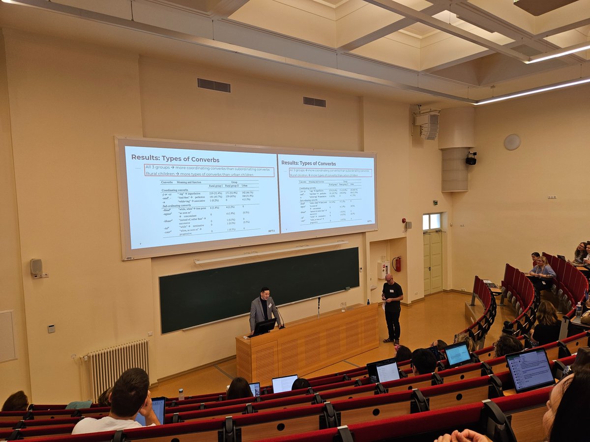 Dr Caro Rowland (@carorowland) on Twitter photo Day 1 of <a href="/MedalLinguist/">MEDAL @medallinguist.bsky.social</a> summer school continues with 3 minute flash talks, with timing strictly controlled by MEDAL's Josh Wilbur Day 1 of <a href="/MedalLinguist/">MEDAL @medallinguist.bsky.social</a> summer school continues with 3 minute flash talks, with timing strictly controlled by MEDAL's Josh Wilbur