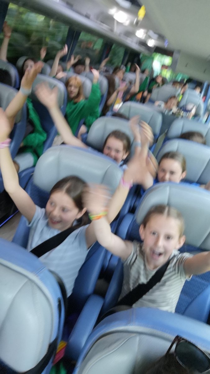 After months of planning, we are on our way. BRISTOL here we come!
Can you tell we are loving the tunes the bus driver has on his playlist?
"It's fun to stay at the YMCA"