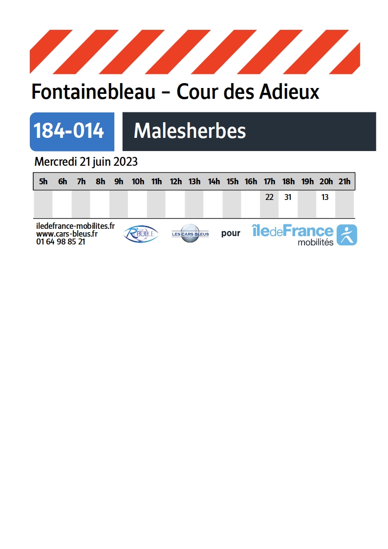 LesCarsBleus's tweet photo. En raison de la fête de la musique à Fontainebleau les arrêts Etape et Château sont déplacés à partir de 17h https://t.co/GWUhoO2od5