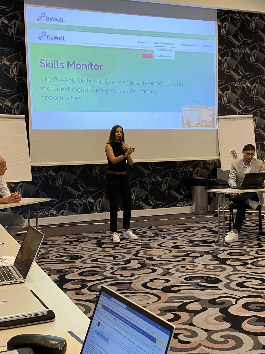 Matthias Wismar (@matthiaswismar) on Twitter photo Our <a href="/GemmaAWills/">Gemma A Williams</a> takes the floor to present the beta-version of the skills-monitor: Closing the green and digital skills-gap in the health and care workforce <a href="/EHMAinfo/">European Health Management Association</a> <a href="/BeWellProjectEU/">BeWell Project</a> <a href="/OBShealth/">European Observatory on Health Systems & Policies</a> Our <a href="/GemmaAWills/">Gemma A Williams</a> takes the floor to present the beta-version of the skills-monitor: Closing the green and digital skills-gap in the health and care workforce <a href="/EHMAinfo/">European Health Management Association</a> <a href="/BeWellProjectEU/">BeWell Project</a> <a href="/OBShealth/">European Observatory on Health Systems & Policies</a>