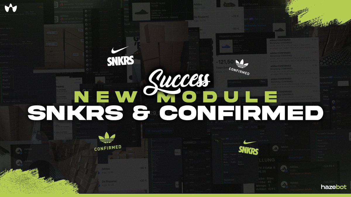 That´s what we call success 😎
Our users smoked SNKRS &amp; Confirmed because that´s simply what we do 🔥
More drops coming up and we are here to stay 👑

Retweet + Like ➡️ Chance to win a key