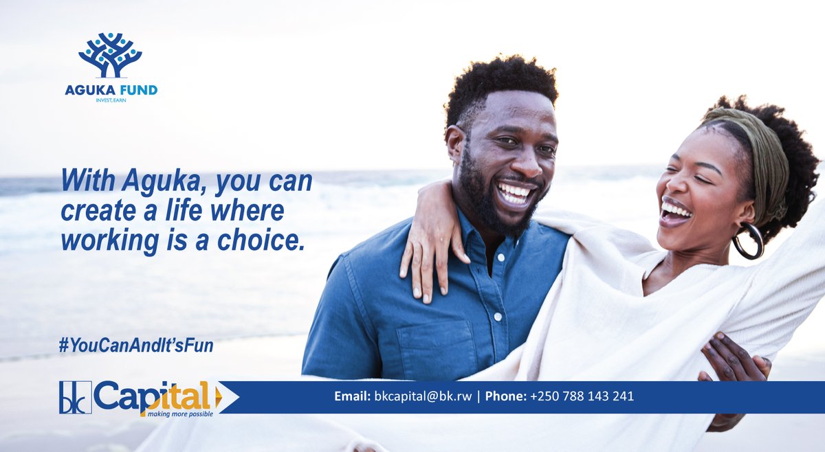 bk_capital's tweet photo. I'm not saying you shouldn't work, but you should work because you want to, not because you must. Investing is the pathway to financial freedom. Join Aguka to start the journey. Visit our page https://t.co/3s8sS5WG5T or call 0788143241

#YouCanAndItsFun #InvestForYourFuture https://t.co/d4KFW7X8X7