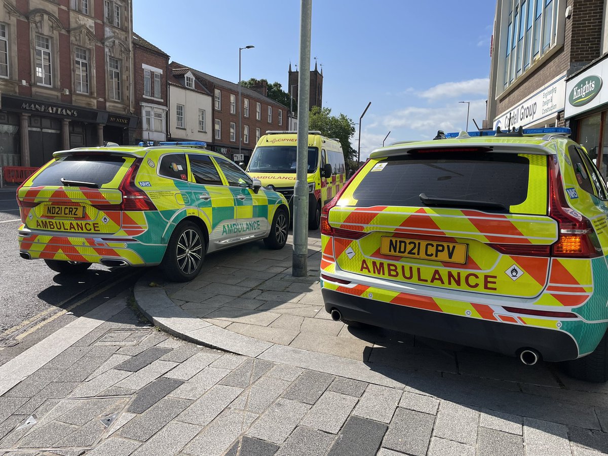 R2Images's tweet photo. Multiple Police and Ambulances at an incident on Stockton High Street https://t.co/V9ITKl6smF