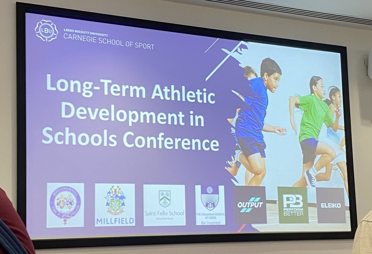 An interesting day at the LTAD in schools conference hearing from a range of great speakers!