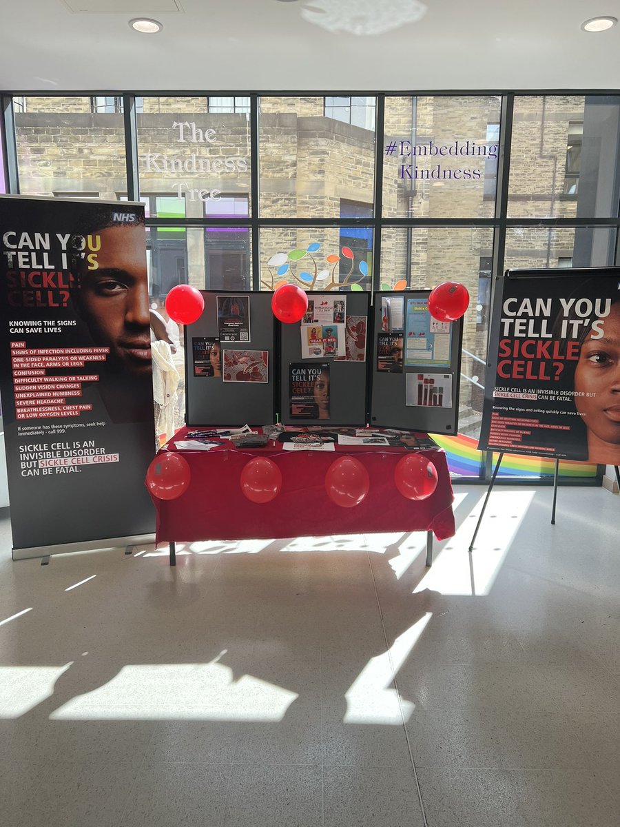 staceydoherty18's tweet photo. @BTHFT helping to promote world sickle cell awareness day. @SickleCellUK 
#SickleCell 
#sicklecellawareness https://t.co/yi3Xvsc6CM