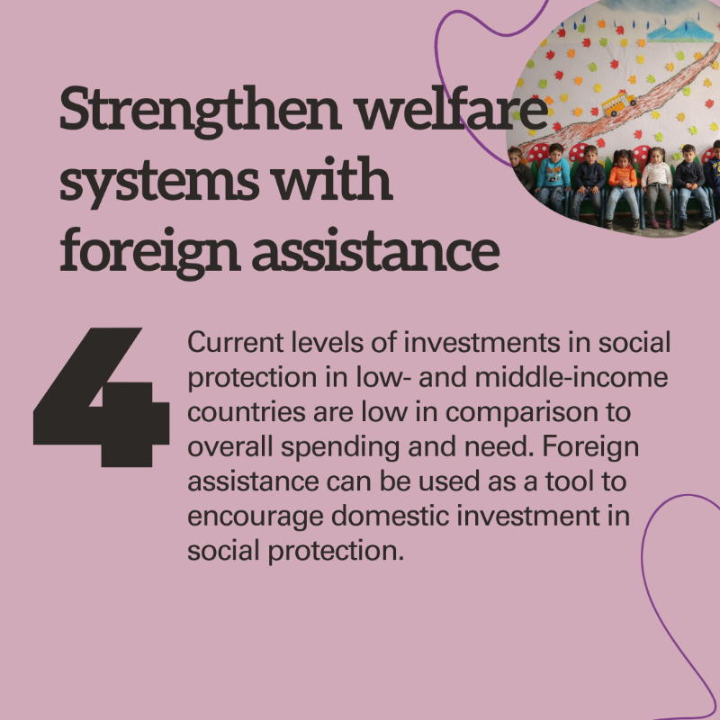 UNICEFInnocenti's tweet photo. When &amp; how much money is spent on children is critical to their development. How can governments optimize public policy for children?

💲Spend more on the youngest
🌏Make child benefits universal
👐Use foreign assistance to promote local spending on #SocialProtection

Read more⬇