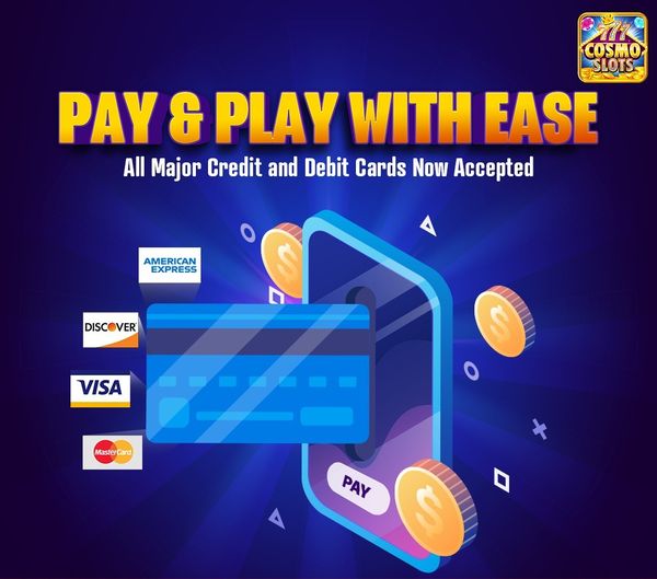 CosmoslotsBonus's tweet image. We are now accepting all type of cards Credit cards / Debit Cards , so you can easily pay &amp;amp; play. Click on the link to register cosmoslotsbonus.com/register  Must use our invite code : 777777 
#cosmoslots #onlineslots #onlinegame #slots